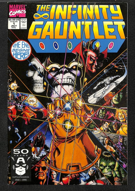 Infinity Gauntlet #1 NM- 9.2