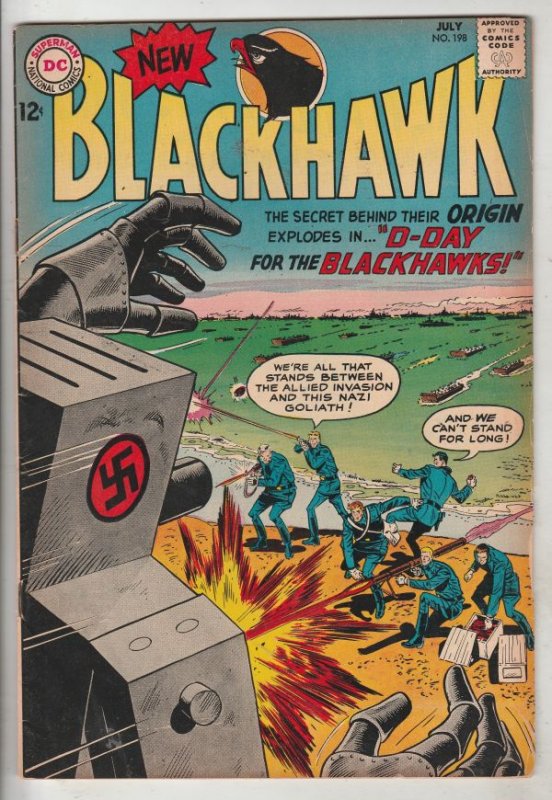 Blackhawk #198 (Jul-64) FN/VF Mid-High-Grade Black Hawk, Chop Chop, Olaf, Pie...