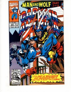 Captain America #404 Direct Edition (1992) WOLVERINE Appearance