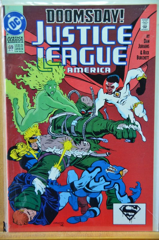 Justice League America #69 (1992) Doomsday !!