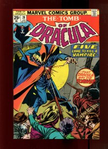TOMB OF DRACULA #28 - BLADE APPEARANCE (9.0 OB) 1975