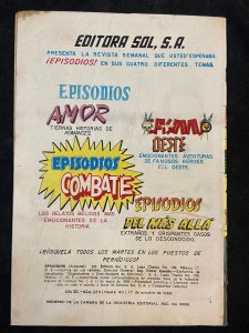 EPISODIOS OESTE SILVER AGE 1968 MEXICAN COMIC VG