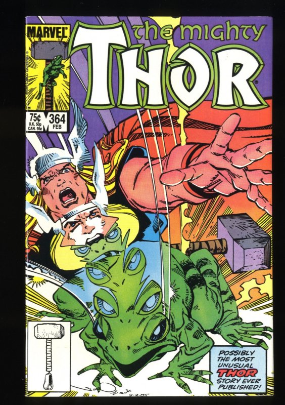 Thor #364 NM 9.4 1st Appearance Throg!