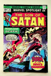 Marvel Spotlight #24 Son of Satan (Oct 1975, Marvel) - Good+