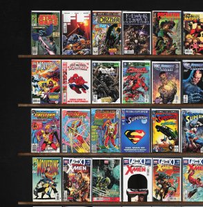 Huge Lot 150+ Comics with Wolverine, Action Comics, Superman & More!