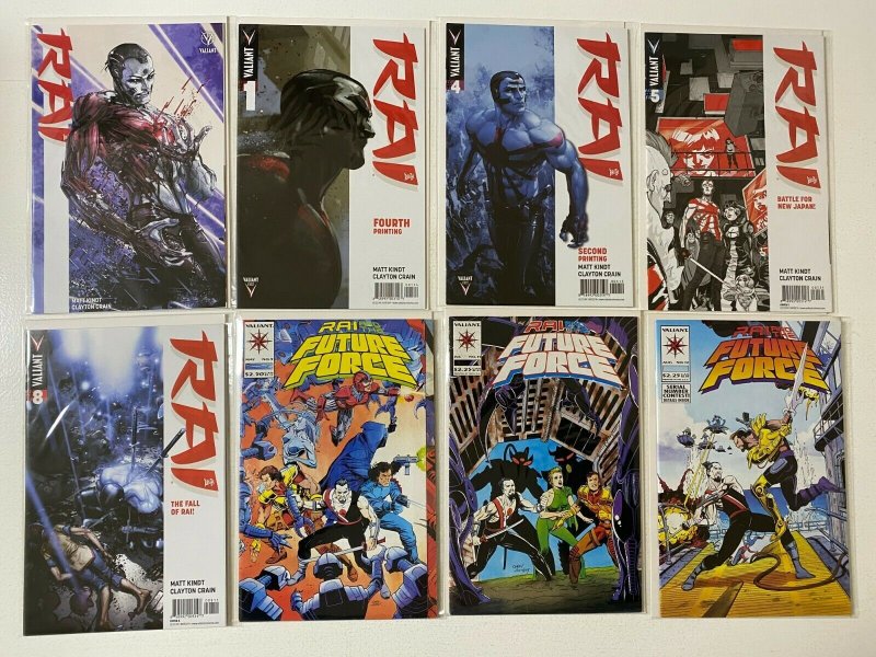 Rai lot 10 different books Valiant 8.0 VF (Years Vary)