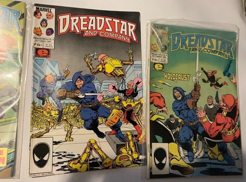 4 DreadStar & Company Marvel Epic Comic Books # 3 4 5 6 32 MT2