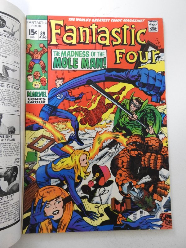 Fantastic Four #89 (1969) Double Cover FN, FN Condition!