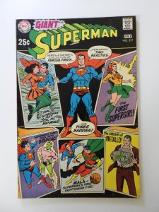 Superman #217 (1969) FN/VF condition