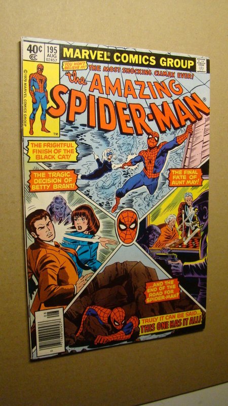 AMAZING SPIDER-MAN 195 *SOLID* 2ND APPEARANCE OF BLACK CAT - ORIGIN JS65