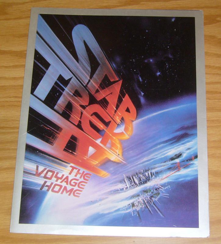 Star Trek: the Voyage Home VF motion picture fold-out flyer 1986 rare