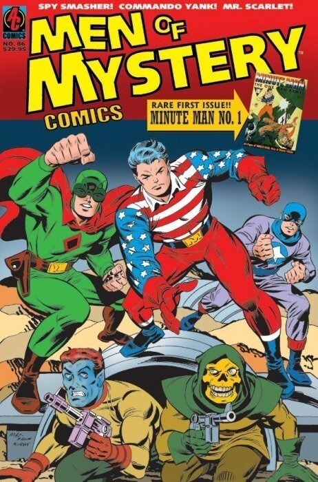 Men of Mystery Comics #86 (2011) CONTAINS RARE 1st ISSUE MINUTE MAN #1 AC COMICS