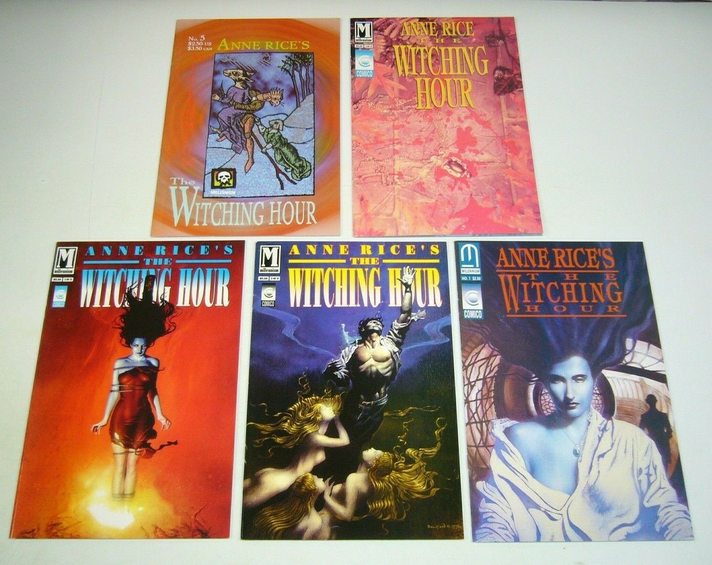 Anne Rice S The Witching Hour 1 5 Vf Nm Complete Series John Bolton Set 2 3 4 Comic Books Modern Age Horror Sci Fi Hipcomic