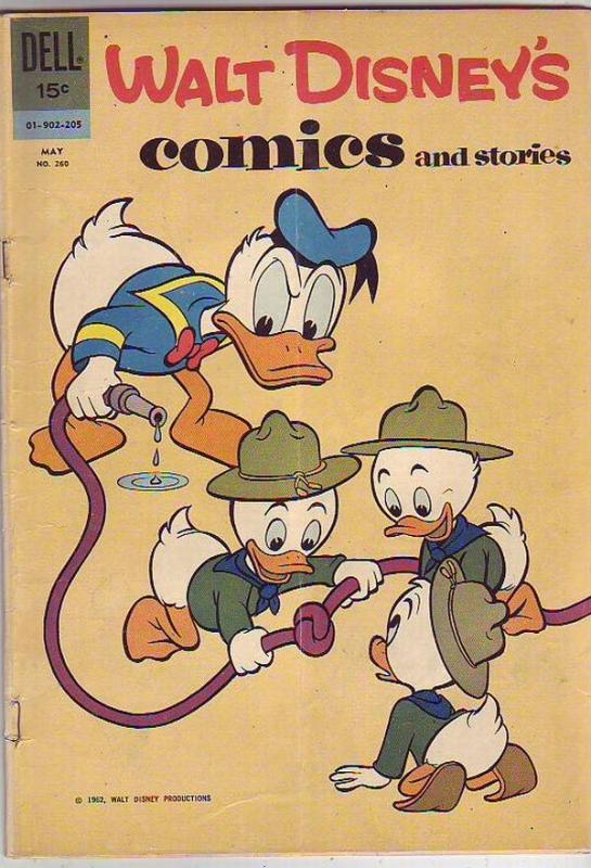 Comics and Stories, Walt Disney's #260 (May-62) VG+ Affordable-Grade Donald D...