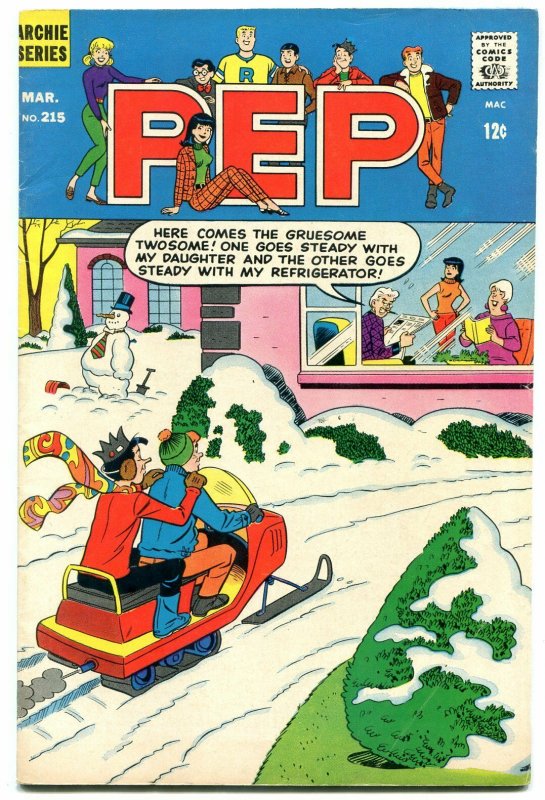 Pep Comics #215 1968-Archie- Betty-Veronica- VG