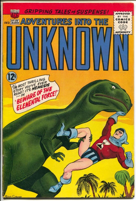 Adventures Into The Unknown #155 1965-ACG-Nemesis-Peter Costanza-FN/VF