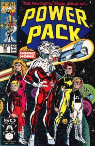 Power Pack #62 VF/NM ; Marvel | Last Issue
