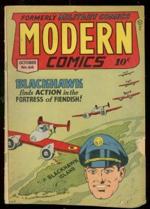 Modern Comics #66 1947-BLACKHAWK-Torchy Bill Ward VG