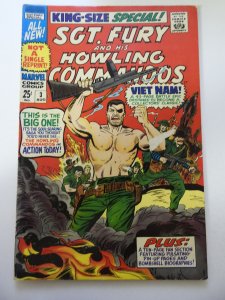 Sgt. Fury Annual #3 (1967) VG Condition tape pull fc