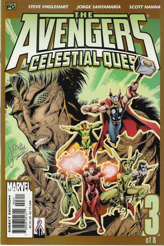 Avengers: Celestial Quest #1-8 (2001)  unread complete set