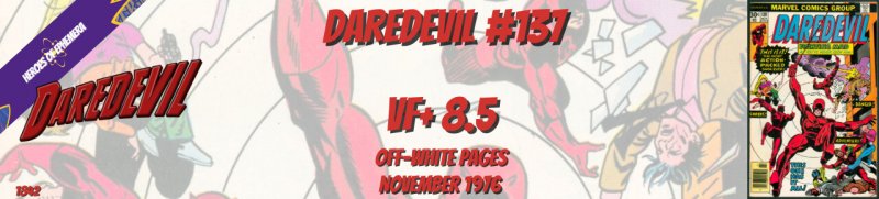 Daredevil 139 VF+ 8.5 Marvel 1976