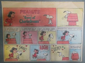 Peanuts Sunday Page by Charles Schulz from 10/22/1967 Size: ~11 x 15 inches 