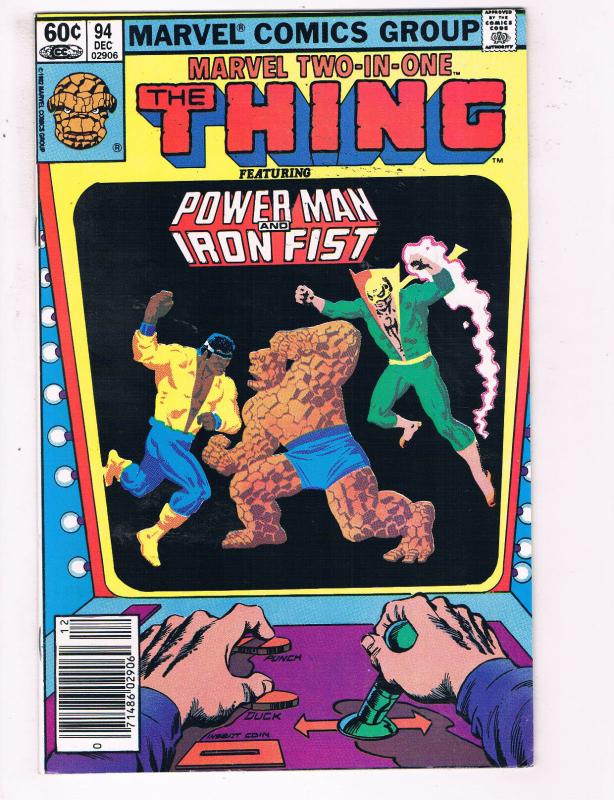 Marvel Two In One #94 VF Marvel Comic Group Comic Book Thing Dec DE23