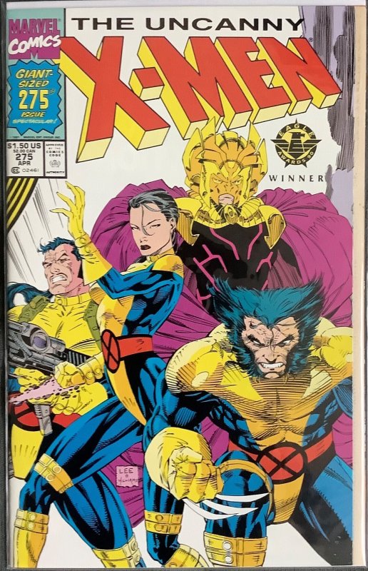 The Uncanny X-Men #275 Newsstand Edition (1991, Marvel) NM-