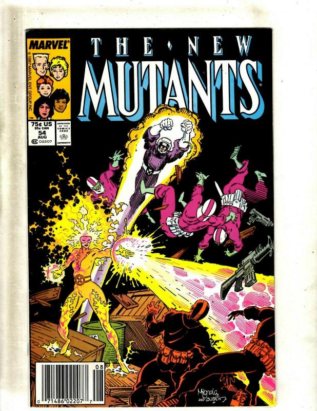 Lot of 12 New Mutants Marvel Comics #54 55 57 58 59 60 61 62 63 64 65 66 J411