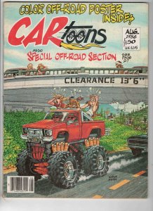 VINTAGE Aug 1986 Car Toons Magazine