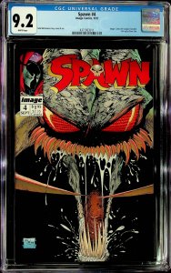 Spawn #4 (1992) - CGC 9.2 - Cert#4371903011