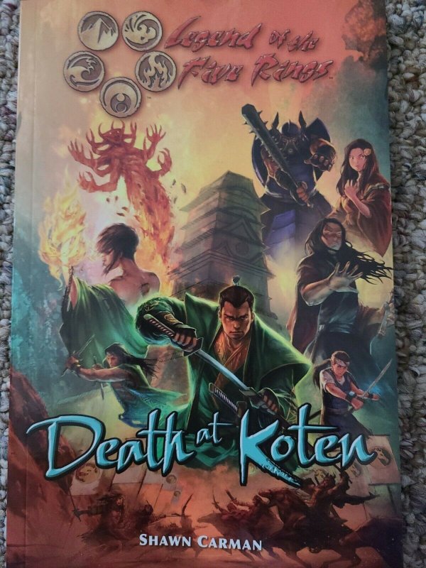Legend Of The Five Rings Death At Koten Comic And Cards Sealed