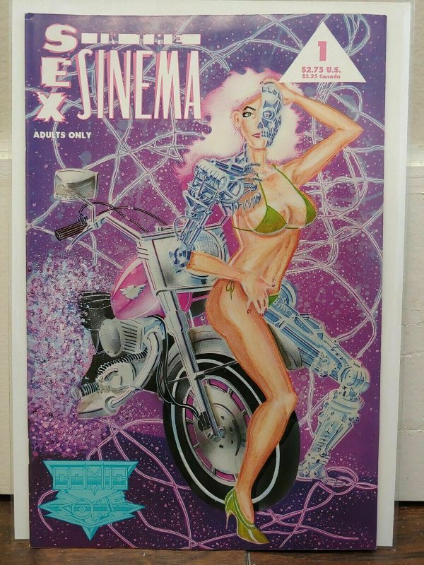 Sex in The Sinema Comic Book #1 1991 vintage HTF comic zone