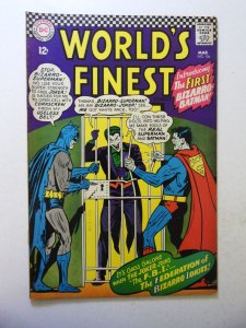 World's Finest Comics #156 (1966) VG+ condition centerfold detached at 1...