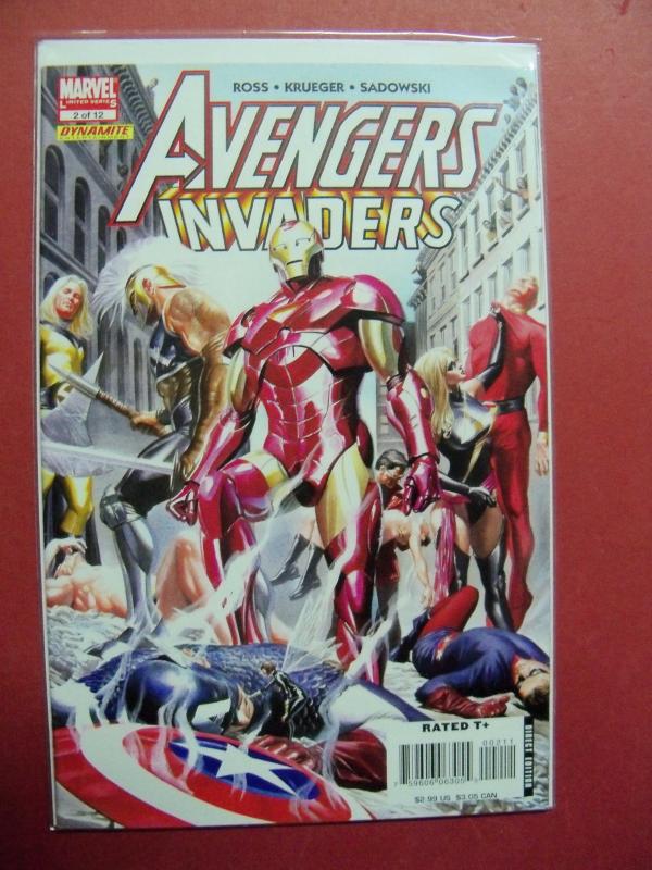 AVENGERS INVADERS #2  (VF/NM 9.0 OR BETTER) MARVEL COMICS