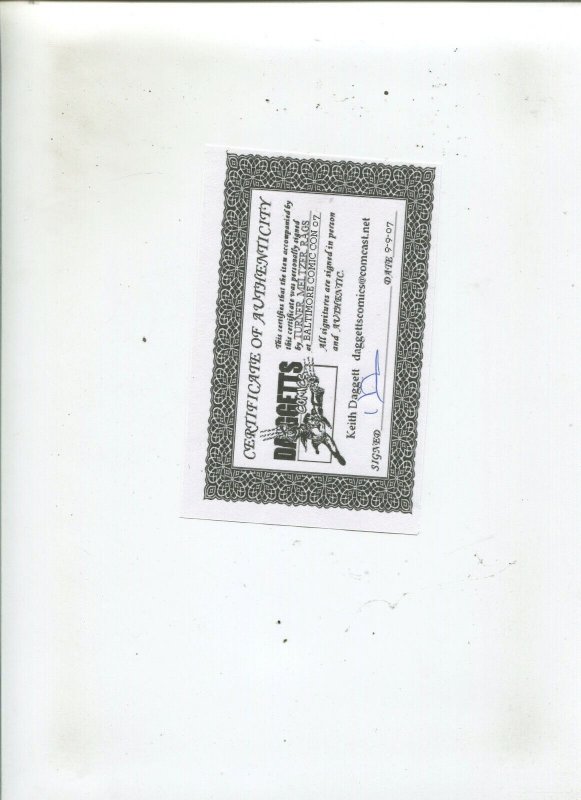 IDENTITY CRISIS #2 (9.2) SIGNED BY TURNER METLZER & RAGS! 2004