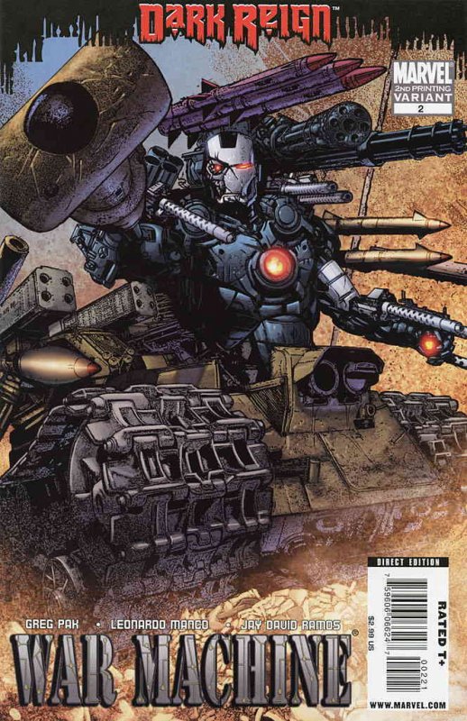 War Machine (2nd Series) #2 (2nd) VF/NM ; Marvel | Comic Books