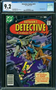 Detective Comics #473 (1977) CGC 9.2 NM-