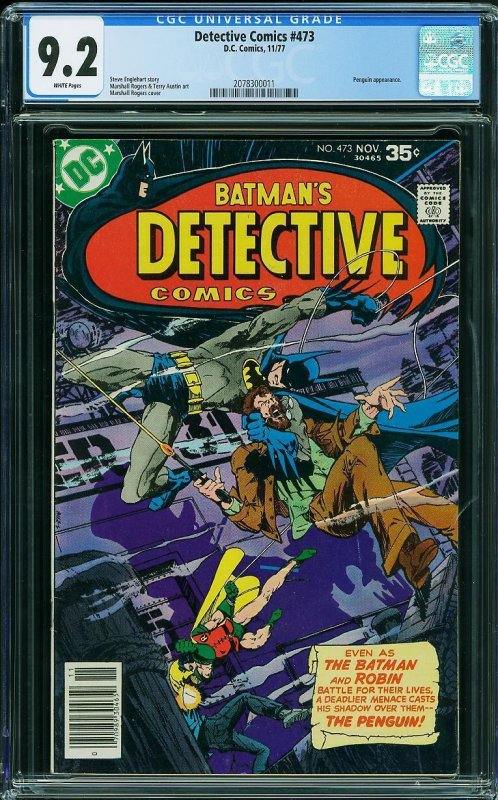 Detective Comics #473 (1977) CGC 9.2 NM-