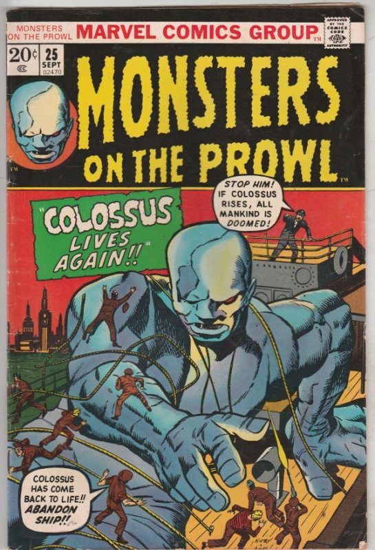 Monsters on the Prowl #25 (Sep-73) FN/VF High-Grade 