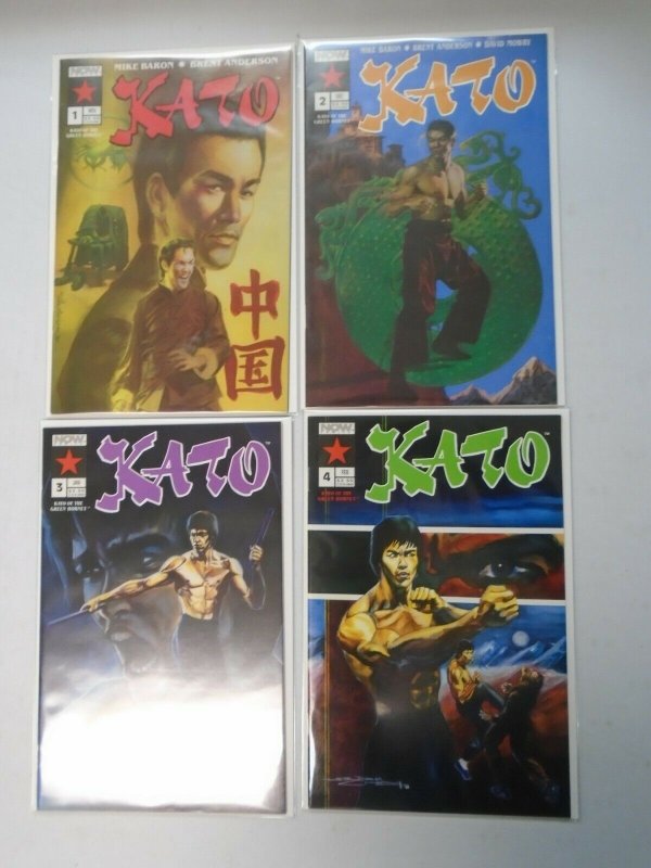 Kato of the Green Hornet set #1-4 8.0 VF (1991 NOW Comics 1st Series)