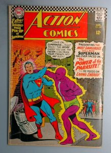 Action Comics #340, VG+ 1st Parasite (Pinup Included) DC Comics, 1965