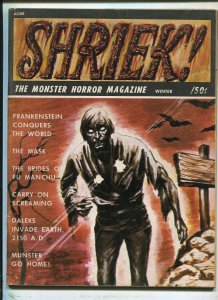 Shriek #4 ~ Frankenstein Conquers The World, The Mask! ~ (Grade 6.5)WH
