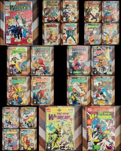 NEW WARRIORS Set of 23 High Grade VF/NM (Marvel 1990) #1-25, Annual #1-2