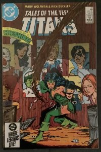 Tales of the Teen Titans #52 (1985, DC) 1st Appearance Azrael in Cameo. VF+