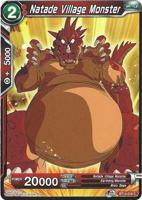 Dragon Ball Super CCG - Supreme Rivalry - Natade Village Monster