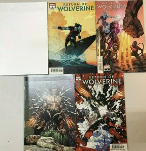 RETURN OF WOLVERINE#1-5 VF/NM LOT 2018 MARVEL COMICS