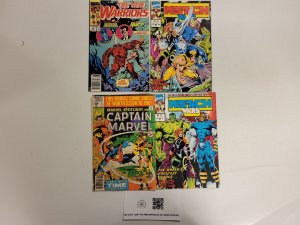 4 Marvel Comics #8 Captain Marvel #2 4 Mys-Tech Wars #14 New Warriors 86 TJ28