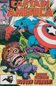 Captain America (1st Series) #313 VF/NM; Marvel | MODOK John Byrne - we combine 