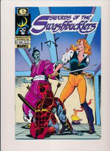 Epic Comics Lot of 8  WORDS OF THE SWASHBUCKLERS #1-3, #8-12 VF/NM (PF60) 